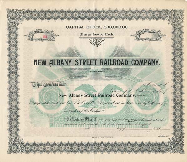 New Albany Street Railroad Co.